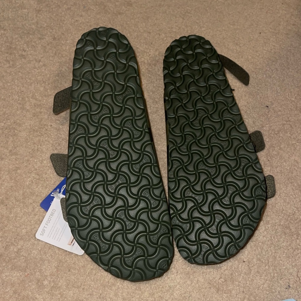 Birkenstock Milano Desert Soil Camo Green Sandals - Picture 4 of 6